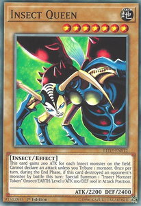 Insect Queen - Legendary Duelists: Ancient Millennium (LDAM) #LED2-EN012 - Common / Short Print YuGiOh Trading Card