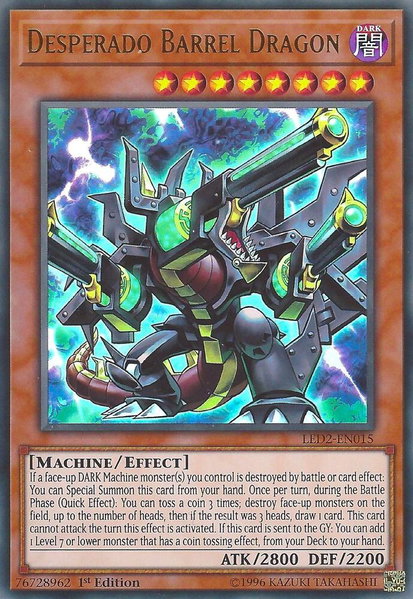 Desperado Barrel Dragon - Legendary Duelists: Ancient Millennium YuGiOh trading card