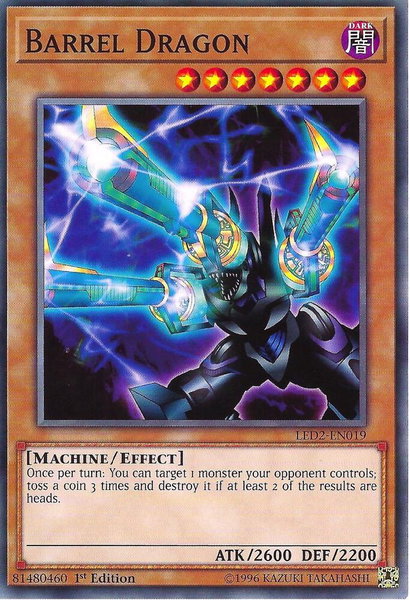 Barrel Dragon trading card from Legendary Duelists: Ancient Millennium Barrel Dragon - Legendary Duelists: Ancient Millennium YuGiOh trading card