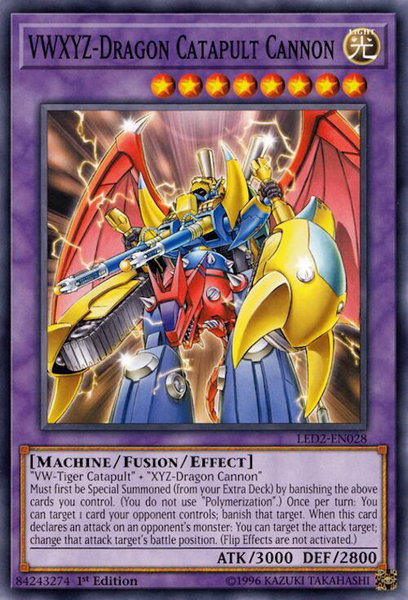 VWXYZ-Dragon Catapult Cannon - Legendary Duelists: Ancient Millennium YuGiOh trading card