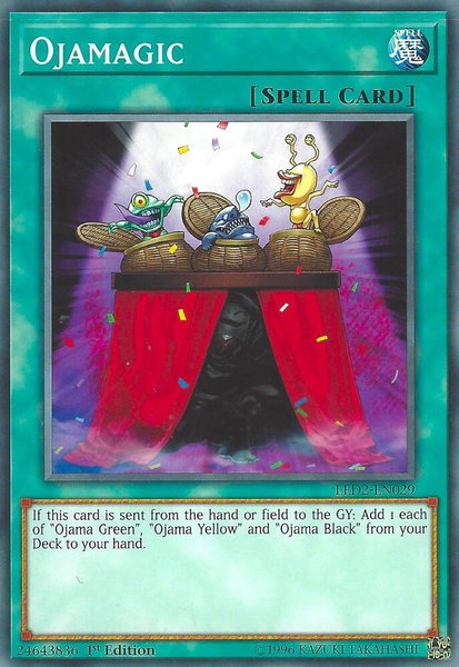 Ojamagic trading card from Legendary Duelists: Ancient Millennium Ojamagic - Legendary Duelists: Ancient Millennium YuGiOh trading card