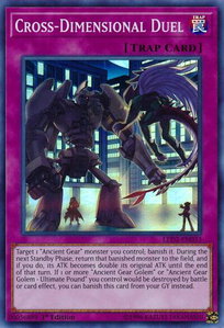 Cross-Dimensional Duel - Legendary Duelists: Ancient Millennium (LDAM) #LED2-EN033 - Super Rare YuGiOh Trading Card