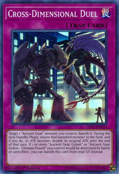 Cross-Dimensional Duel trading card from Legendary Duelists: Ancient Millennium Cross-Dimensional Duel - Legendary Duelists: Ancient Millennium YuGiOh trading card