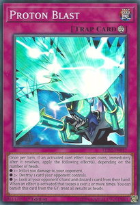 Proton Blast - Legendary Duelists: Ancient Millennium (LDAM) #LED2-EN017 - Super Rare YuGiOh Trading Card