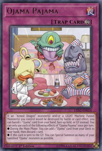 Ojama Pajama - Legendary Duelists: Ancient Millennium (LDAM) #LED2-EN024 - Rare YuGiOh Trading Card