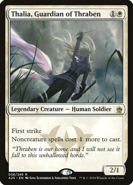 Thalia, Guardian of Thraben - Masters 25 Magic: The Gathering trading card