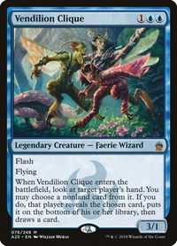 Vendilion Clique - Masters 25 (A25) #76 - Mythic Magic: The Gathering Trading Card
