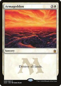 Armageddon - Masters 25 (A25) #5 - Mythic Magic: The Gathering Trading Card