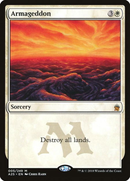 Armageddon - Masters 25 Magic: The Gathering trading card