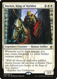 Darien, King of Kjeldor - Masters 25 (A25) #9 - Rare Magic: The Gathering Trading Card