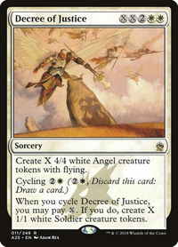 Decree of Justice - Masters 25 (A25) #11 - Rare Magic: The Gathering Trading Card