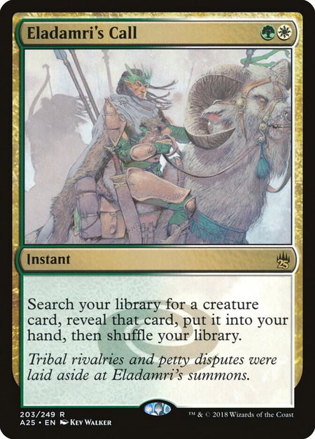 Eladamri's Call - Masters 25 Magic: The Gathering trading card