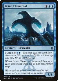 Brine Elemental - Masters 25 (A25) #47 - Uncommon Magic: The Gathering Trading Card