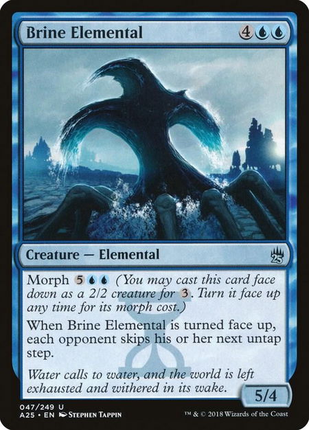 Brine Elemental - Masters 25 Magic: The Gathering trading card
