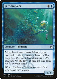 Fathom Seer - Masters 25 (A25) #56 - Common Magic: The Gathering Trading Card