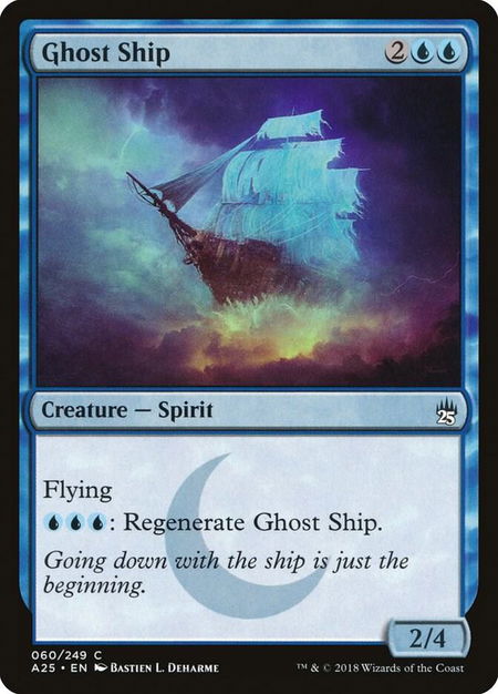 Ghost Ship - Masters 25 Magic: The Gathering trading card