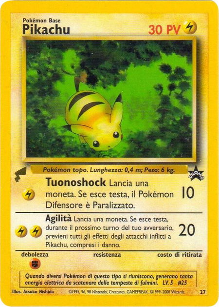 Pikachu (Baby) - WoTC Promo Pokémon trading card