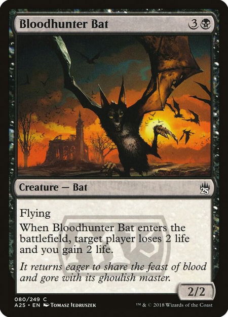 Bloodhunter Bat - Masters 25 Magic: The Gathering trading card