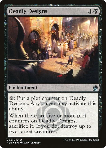 Deadly Designs - Masters 25 Magic: The Gathering trading card