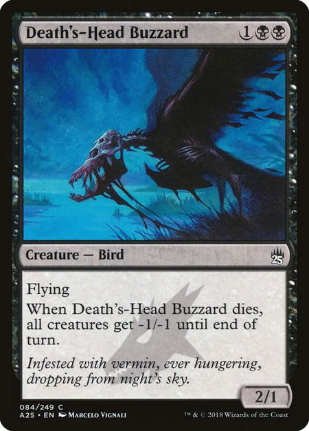 Death's-Head Buzzard - Masters 25 Magic: The Gathering trading card