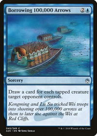 Borrowing 100,000 Arrows - Masters 25 (A25) #45 - Common Magic: The Gathering Trading Card