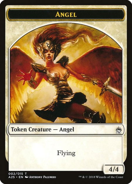 Angel Token (002) - Masters 25 Magic: The Gathering trading card