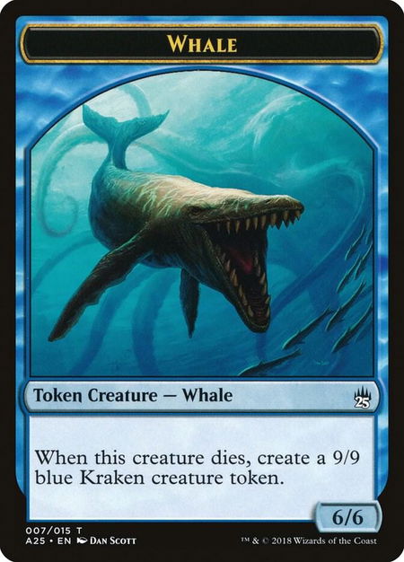 Whale Token (007) - Masters 25 Magic: The Gathering trading card