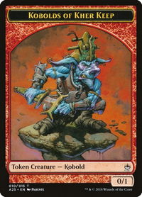 Kobolds of Kher Keep Token (010) - Masters 25 (A25) #10 - Token Magic: The Gathering Trading Card