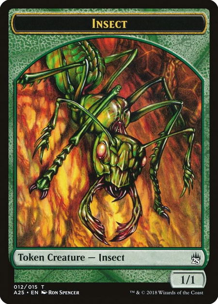 Insect Token (012) - Masters 25 Magic: The Gathering trading card
