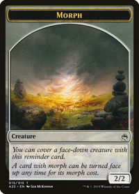 Morph Token (015) - Masters 25 (A25) #15 - Token Magic: The Gathering Trading Card