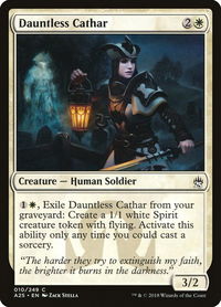 Dauntless Cathar - Masters 25 (A25) #10 - Common Magic: The Gathering Trading Card