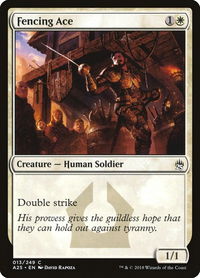 Fencing Ace - Masters 25 (A25) #13 - Common Magic: The Gathering Trading Card
