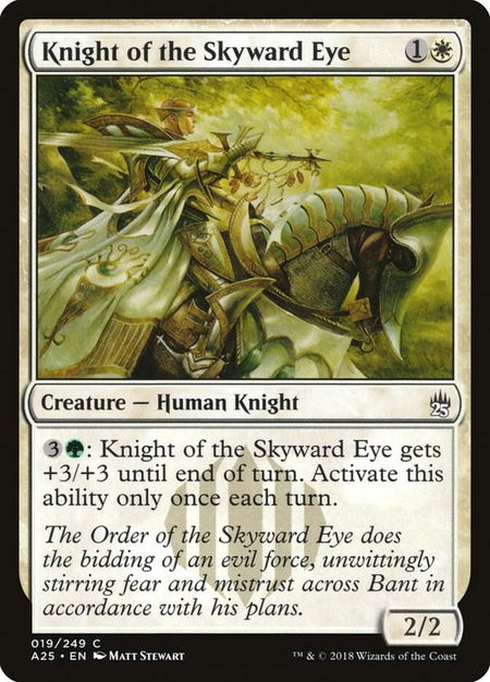 Knight of the Skyward Eye - Masters 25 Magic: The Gathering trading card