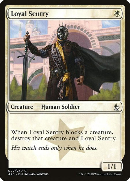 Loyal Sentry - Masters 25 Magic: The Gathering trading card