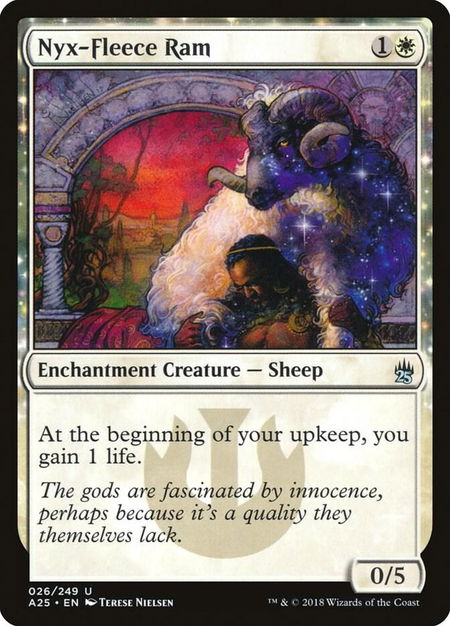 Nyx-Fleece Ram - Masters 25 Magic: The Gathering trading card