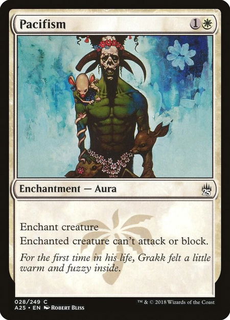 Pacifism - Masters 25 Magic: The Gathering trading card