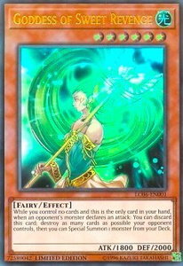 Goddess of Sweet Revenge - LC06-EN001 - Legendary Collection Kaiba (LC06) #LC06-EN001 - Ultra Rare YuGiOh Trading Card
