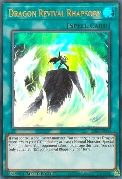 Dragon Revival Rhapsody - LC06-EN004 trading card from Legendary Collection Kaiba Dragon Revival Rhapsody - LC06-EN004 - Legendary Collection Kaiba YuGiOh trading card