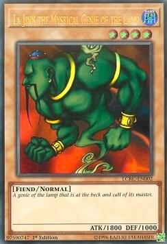 La Jinn the Mystical Genie of the Lamp - Legendary Collection Kaiba YuGiOh trading card