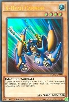 X-Head Cannon trading card from Legendary Collection Kaiba X-Head Cannon - Legendary Collection Kaiba YuGiOh trading card
