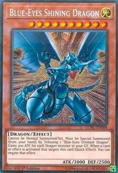Blue-Eyes Shining Dragon - Legendary Collection Kaiba YuGiOh trading card