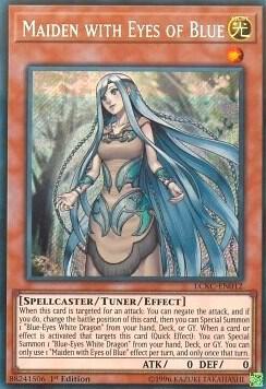 Maiden with Eyes of Blue - Legendary Collection Kaiba YuGiOh trading card