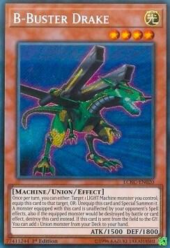 B-Buster Drake trading card from Legendary Collection Kaiba B-Buster Drake - Legendary Collection Kaiba YuGiOh trading card