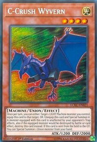 C-Crush Wyvern - Legendary Collection Kaiba (LC06) #LCKC-EN021 - Secret Rare YuGiOh Trading Card