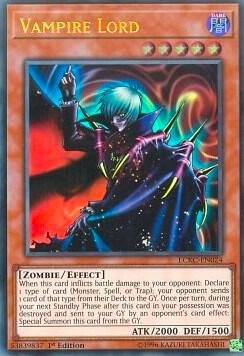 Vampire Lord - Legendary Collection Kaiba YuGiOh trading card