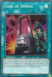 Card of Demise - Legendary Collection Kaiba (LC06) #LCKC-EN029 - Secret Rare YuGiOh Trading Card