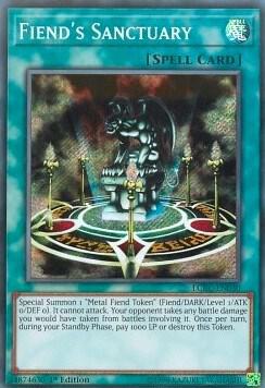 Fiend's Sanctuary trading card from Legendary Collection Kaiba Fiend's Sanctuary - Legendary Collection Kaiba YuGiOh trading card