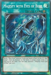 Majesty with Eyes of Blue - Legendary Collection Kaiba (LC06) #LCKC-EN031 - Secret Rare YuGiOh Trading Card