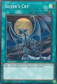Silver's Cry - Legendary Collection Kaiba YuGiOh trading card