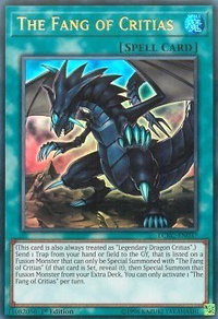 The Fang of Critias - Legendary Collection Kaiba (LC06) #LCKC-EN037 - Ultra Rare YuGiOh Trading Card